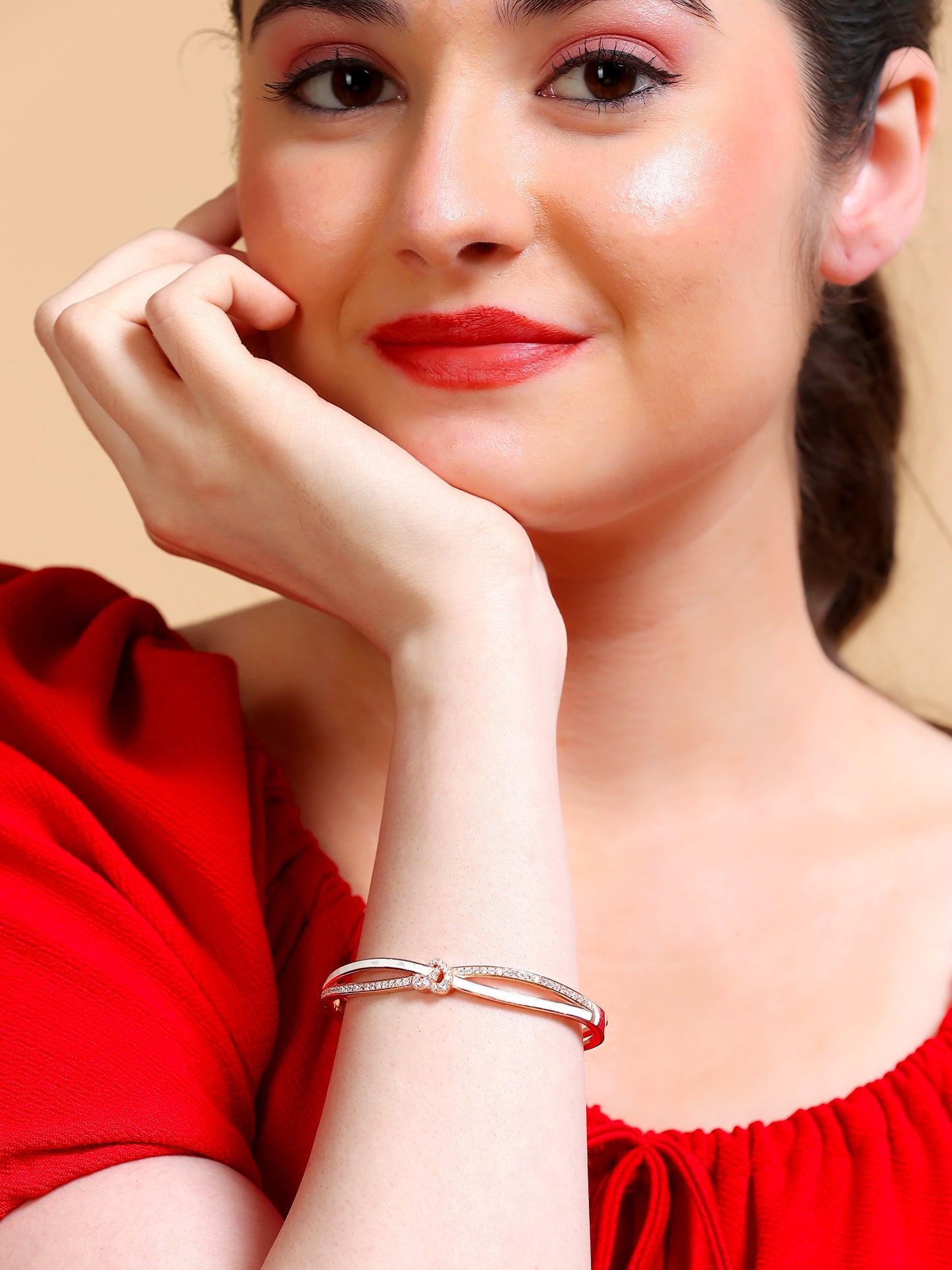 Emerald Vine Open Cuff Bracelet