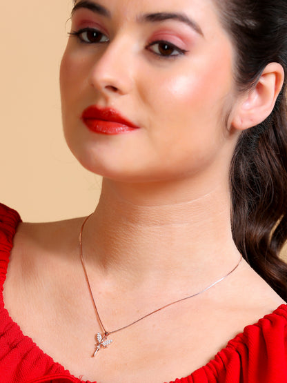 Crystal Fairy Pendant Necklace