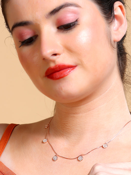 Hamsa Coin Charm Necklace