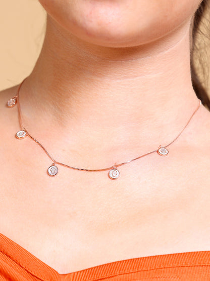 Hamsa Coin Charm Necklace