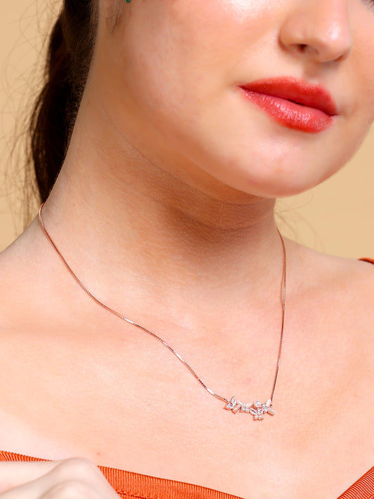 Pearl Marquise Cluster Necklace