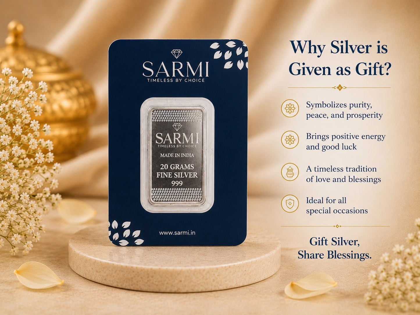 SARMI 999 Fine Silver Gift Coin